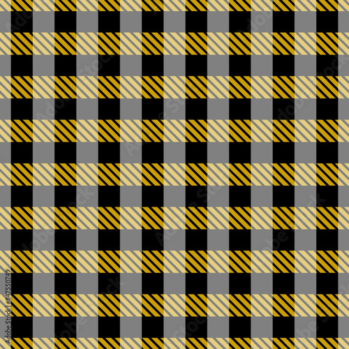 Gingham pattern. Tartan checked plaids in blue, pink, yellow, white. Seamless pastel Vichy backgrounds for tablecloths, dresses, skirts, napkins, or other Easter holiday textile designs.