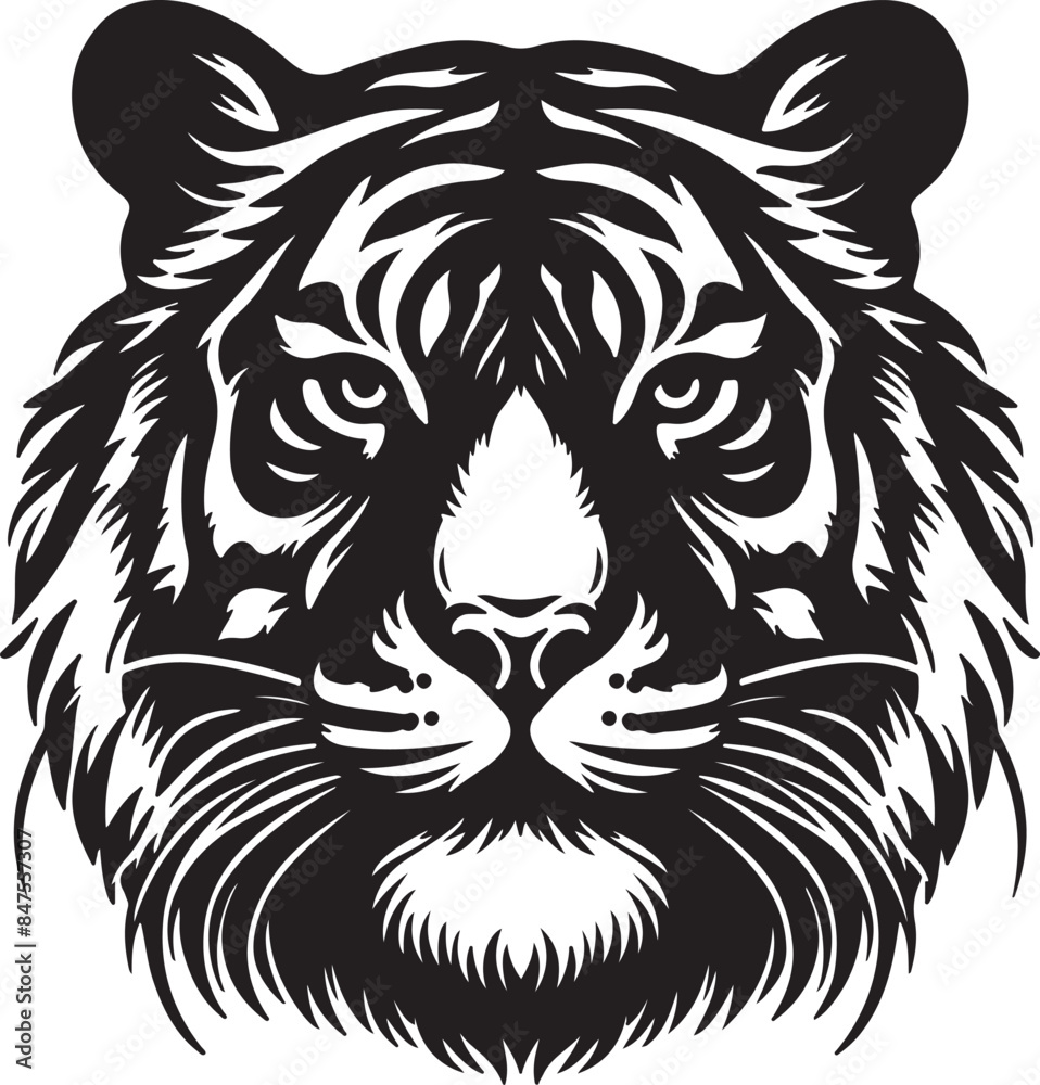 Fototapeta premium A cute tiger look good