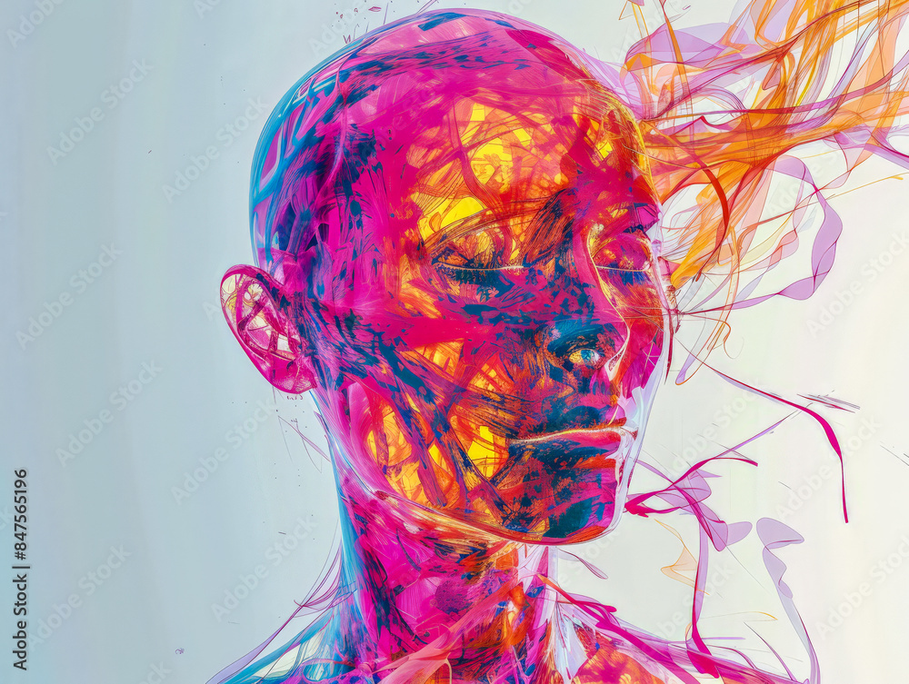 Terminal cancer concept image. Abstract image depicting the emotional challenges of cancer. Terminal cancer concept image. Abstract image depicting the emotional challenges of cancer.