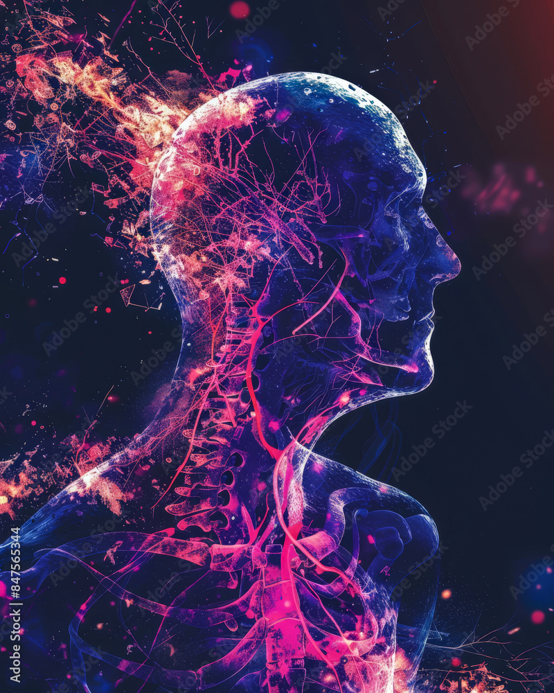 Terminal cancer concept image. Abstract image depicting the emotional challenges of cancer. Terminal cancer concept image. Abstract image depicting the emotional challenges of cancer.