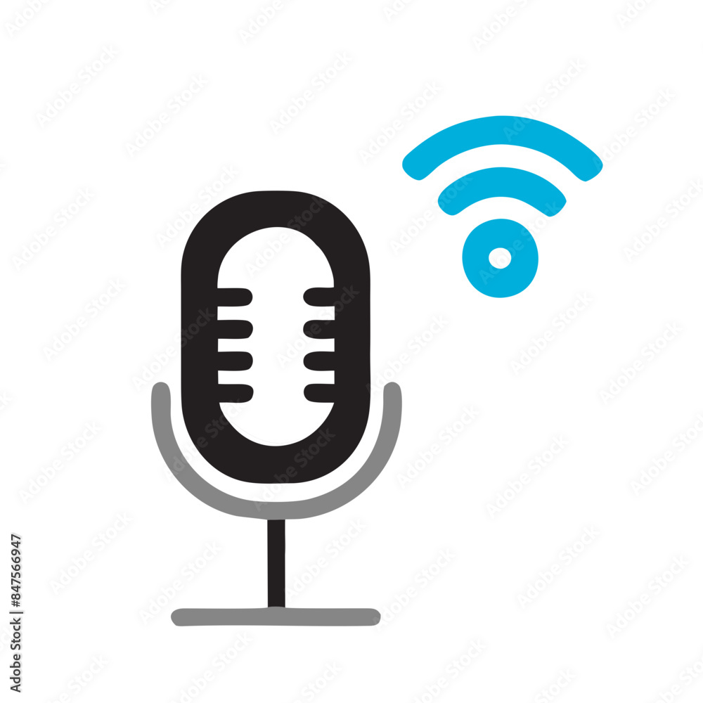 podcast talk conversation as a simple single colored silhouette icon logo, vector illustration podcast talk conversation as a simple single colored silhouette icon logo, vector illustration