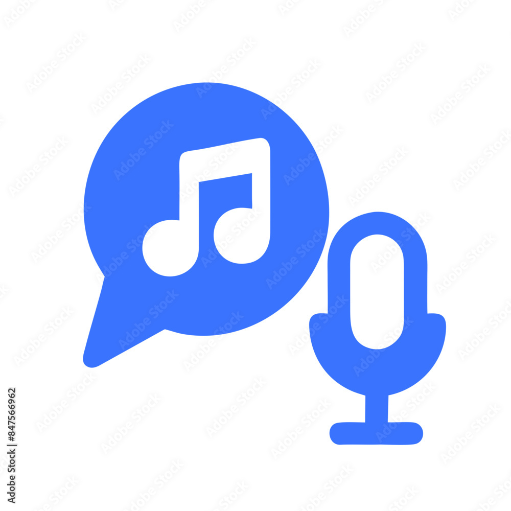 podcast talk conversation as a simple single colored silhouette icon logo, vector illustration podcast talk conversation as a simple single colored silhouette icon logo, vector illustration