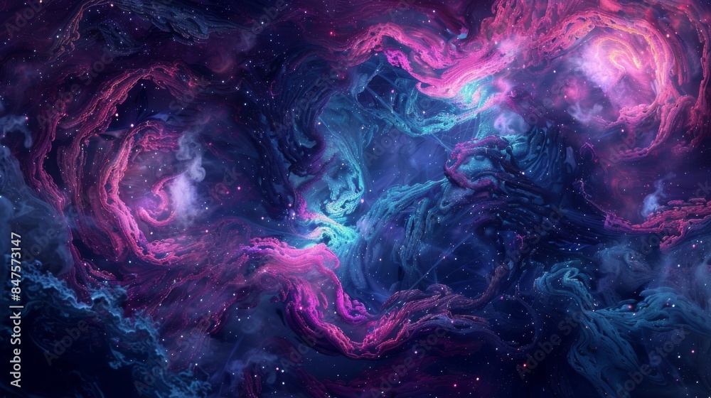 Eldritch cosmic realms abstract background Eldritch cosmic realms abstract background