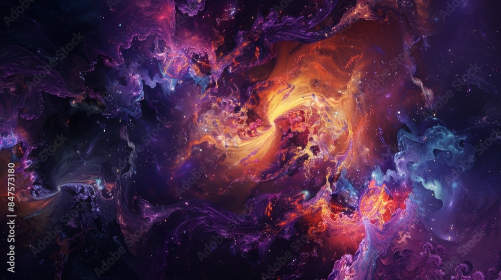 Eldritch cosmic realms abstract background Eldritch cosmic realms abstract background