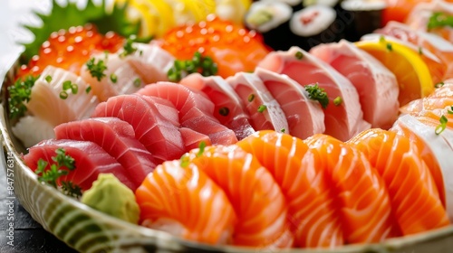 Flavor Variations in Sashimi Sushi Dishes