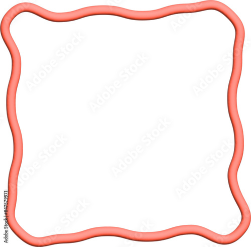 orange frame_3D