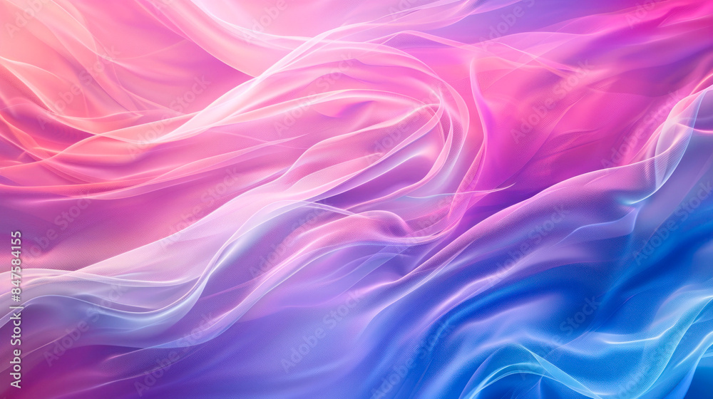 Colorful abstract silk waves with dynamic flow Colorful abstract silk waves with dynamic flow