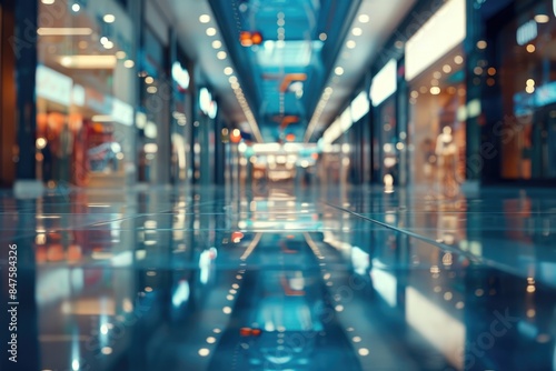 Wallpaper Mural Abstract shopping mall with shallow depth of focus. Torontodigital.ca