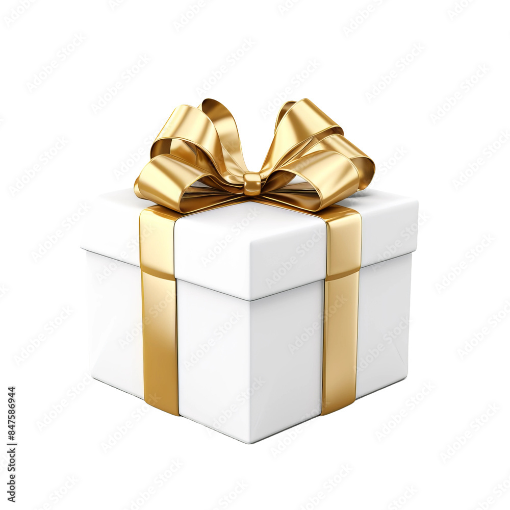 Obraz premium gift box isolated on white background