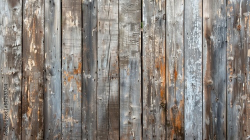 Wallpaper Mural Wooden wall with a dirty texture Torontodigital.ca