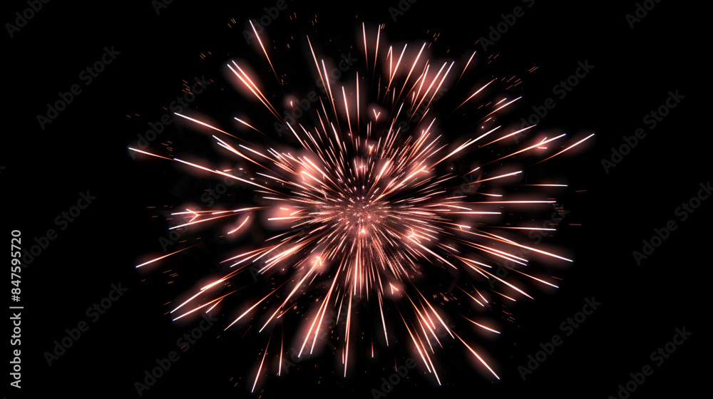 A dazzling fireworks show illuminating the night sky against a dark backdrop A dazzling fireworks show illuminating the night sky against a dark backdrop