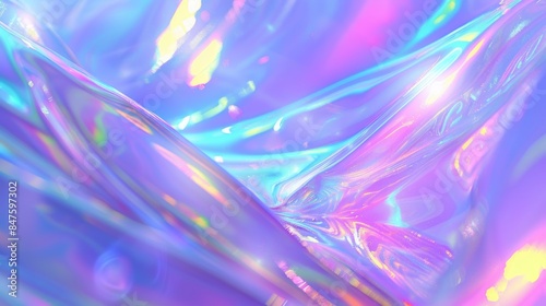 Holografic gradient background generated by ai