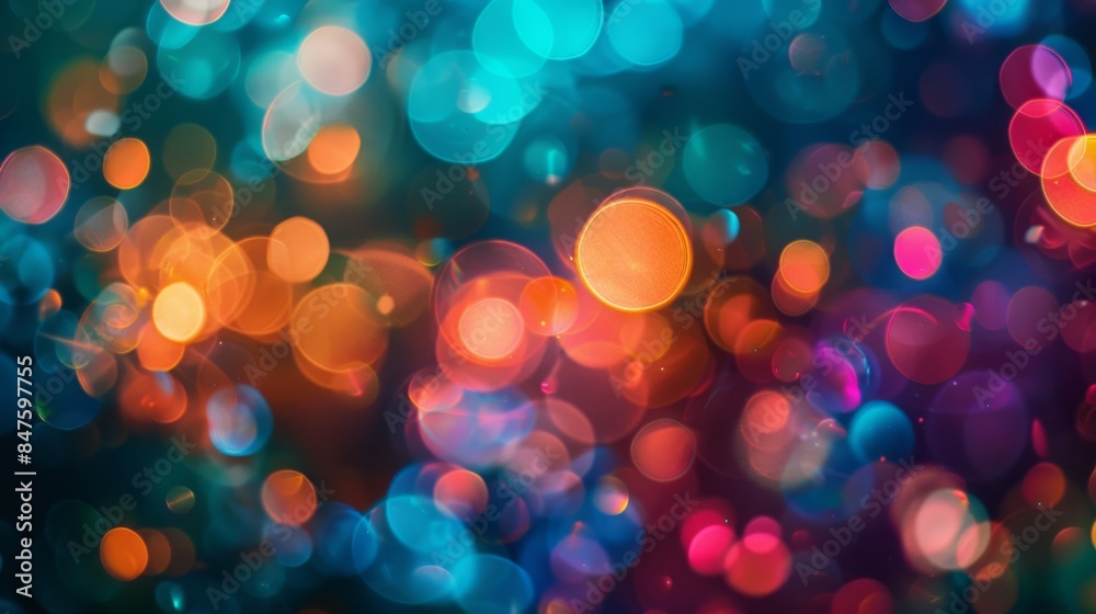 Bokeh light effect background generated by ai Bokeh light effect background generated by ai