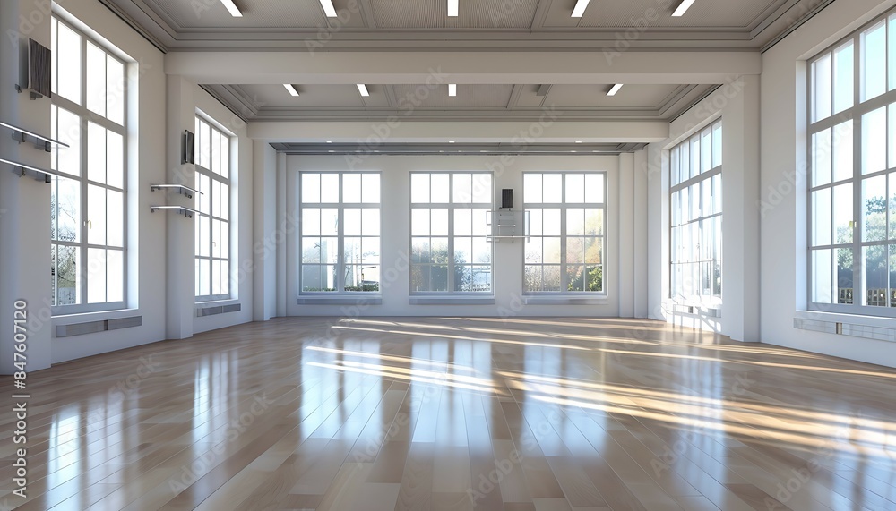 Obraz premium Dance or ballet studio interior