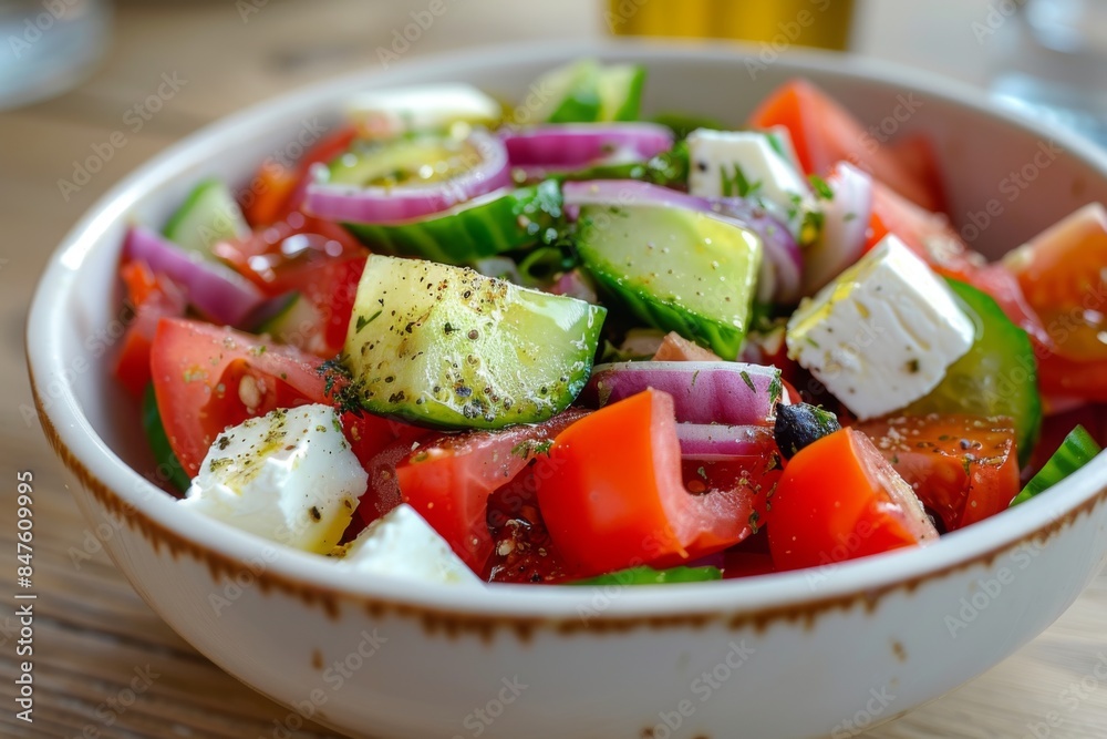 Salad in bowl Salad in bowl
