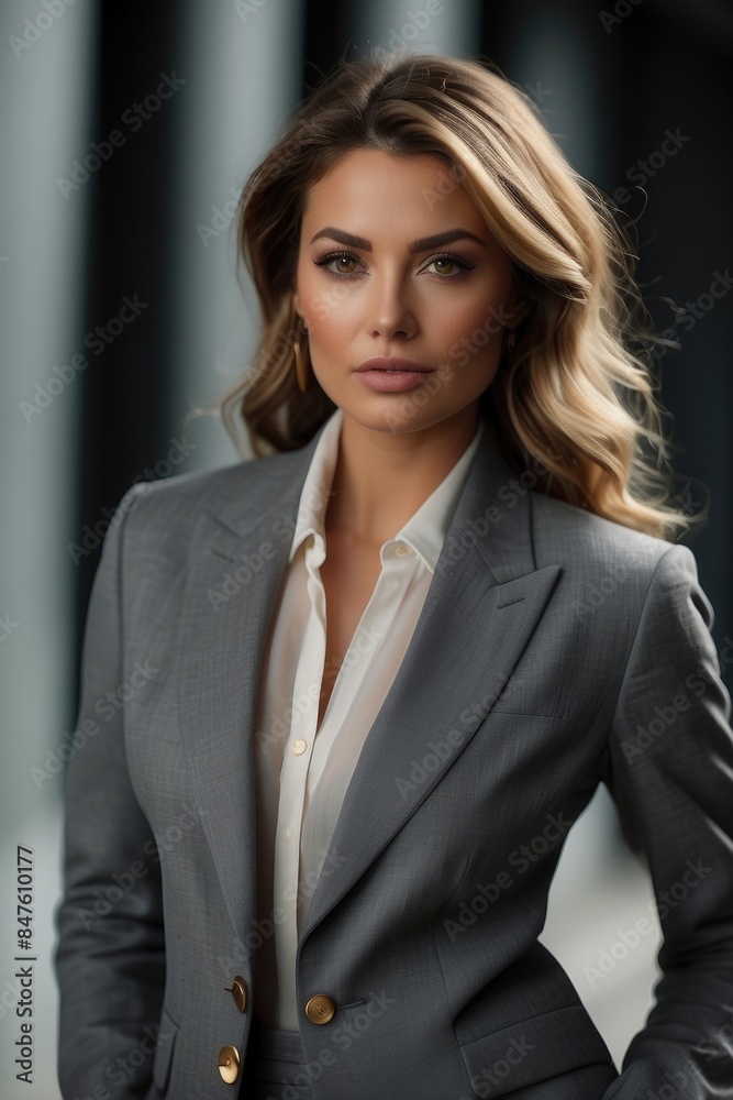 A Woman in a business suit A Woman in a business suit