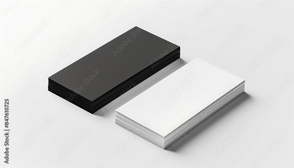 horizontal Business visiting card empty mock up on white background horizontal Business visiting card empty mock up on white background