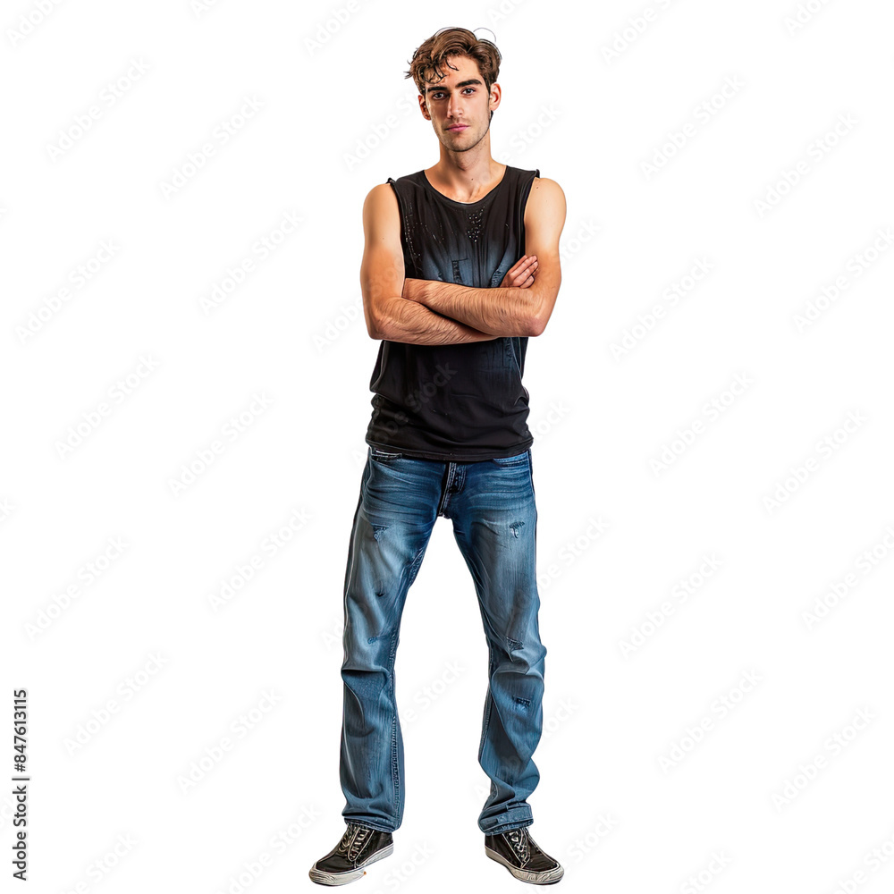 Photo Of A Man Without Background, Generative AI Photo Of A Man Without Background, Generative AI