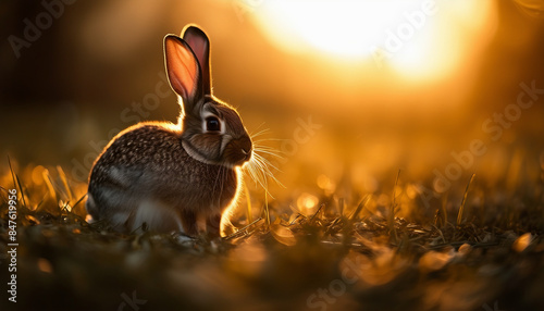 Rabbit in Nature © PRAVEEN