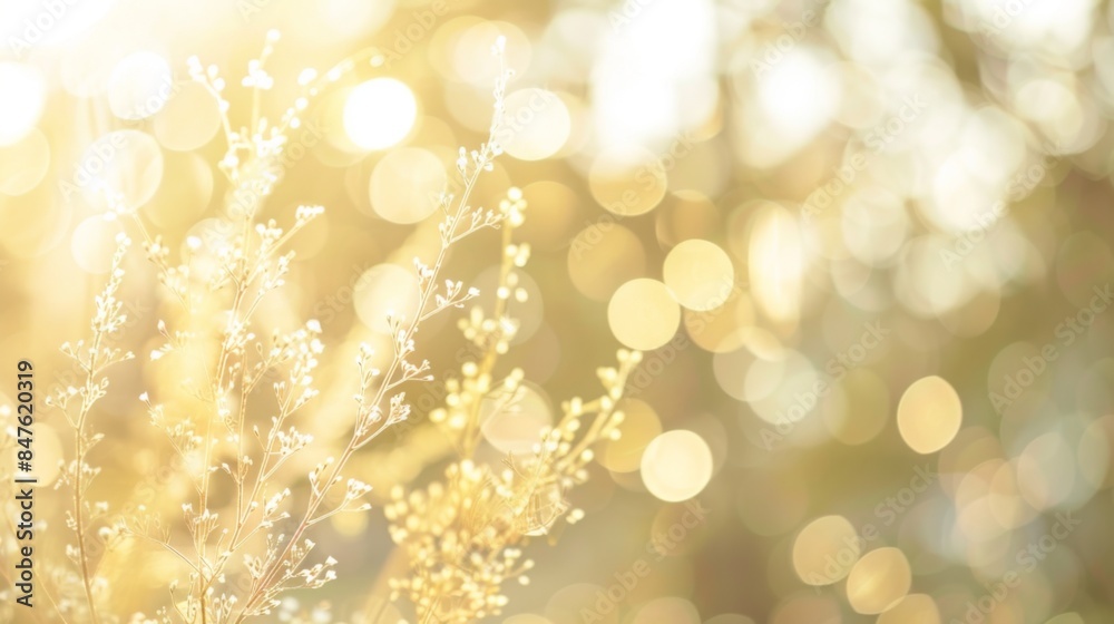 Bokeh light effect background generated by ai