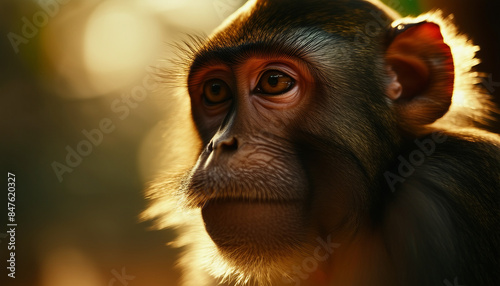 Monkey in Nature,