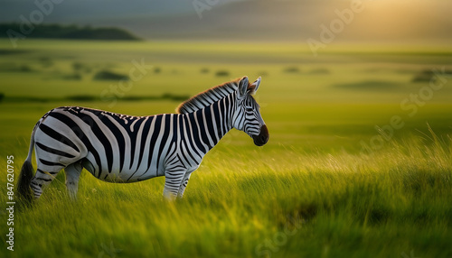 Zebra in Nature