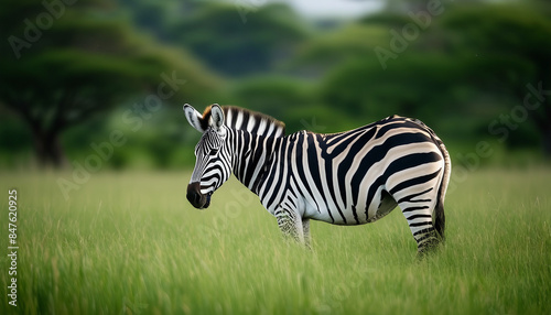 Zebra in Nature