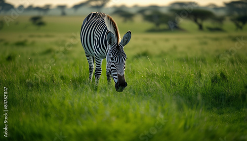 Zebra in Nature