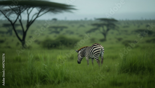 Zebra in Nature