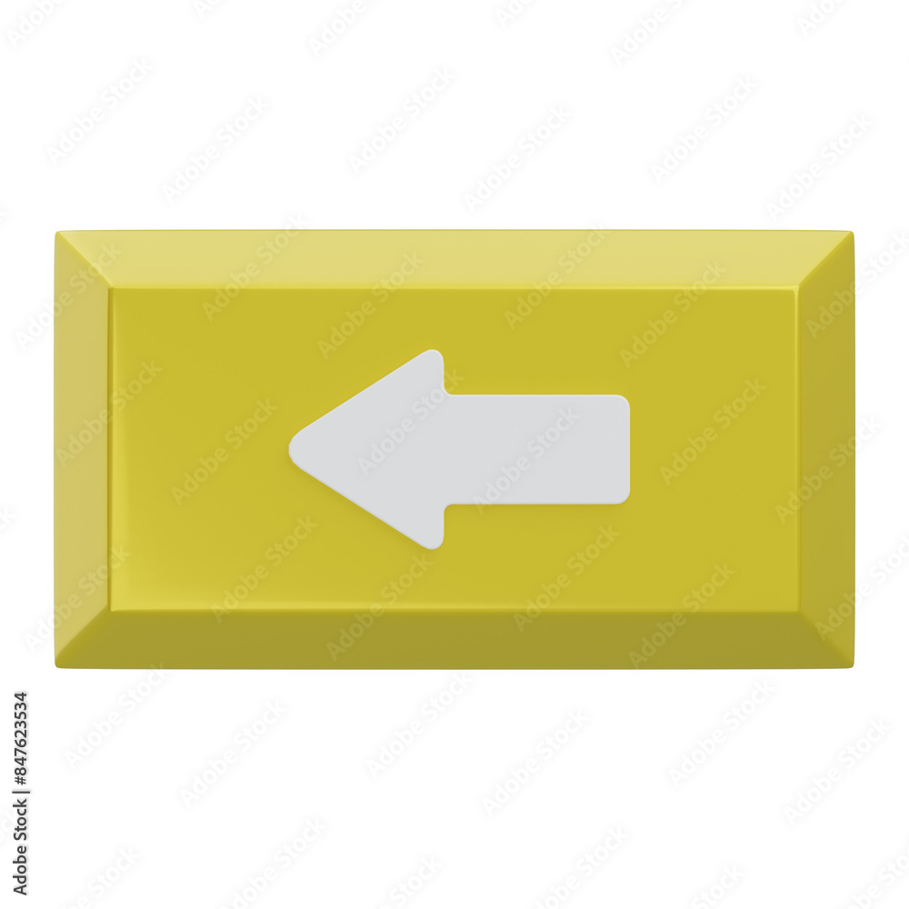 3D Backspace 1 Keyboard Key 3D Backspace 1 Keyboard Key
