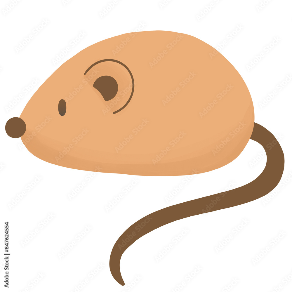 illustration of a mouse clip art illustration of a mouse clip art