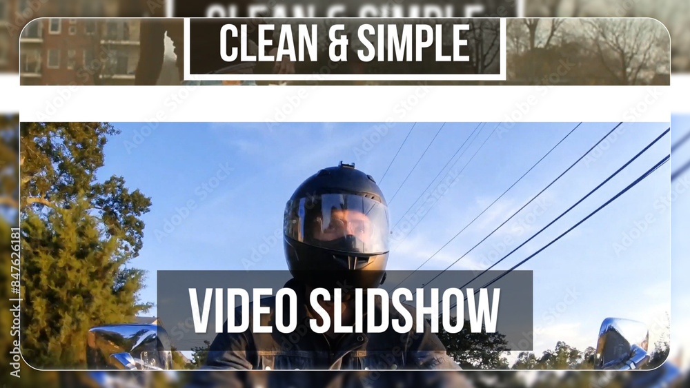 Clean Video Slideshow Stock Template | Adobe Stock