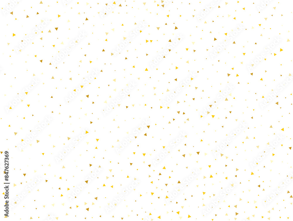 Yellow Triangle Confetti