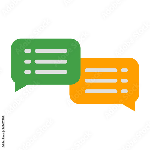Chat  Flat icon