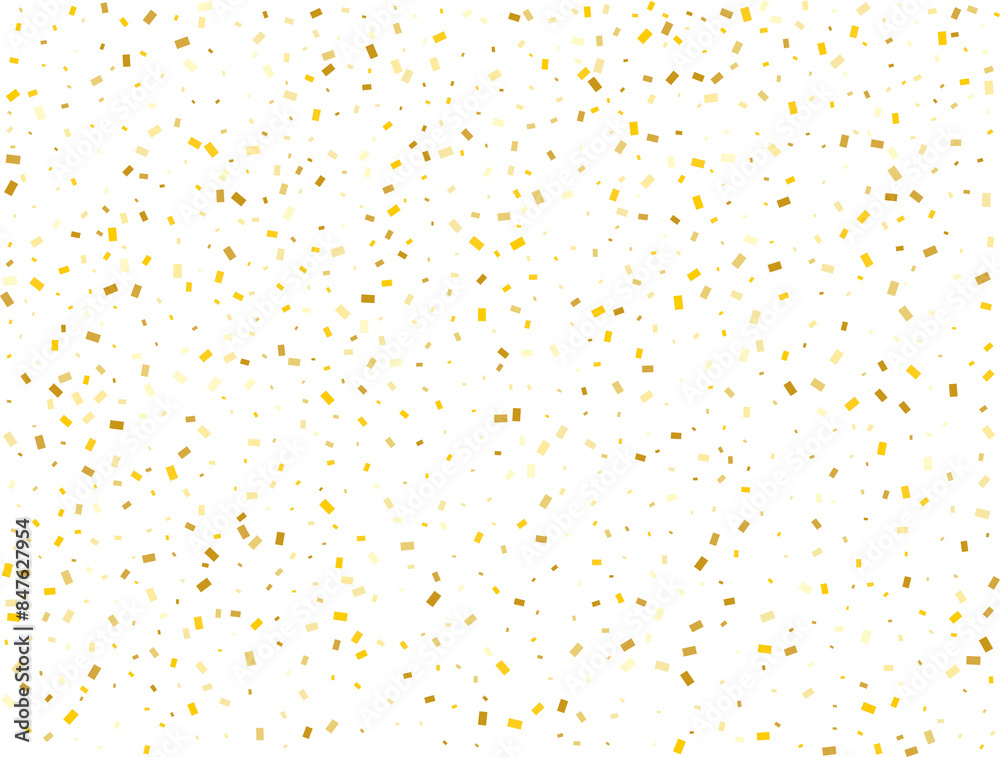 Gender Neutral Golden Rectangular Confetti Gender Neutral Golden Rectangular Confetti