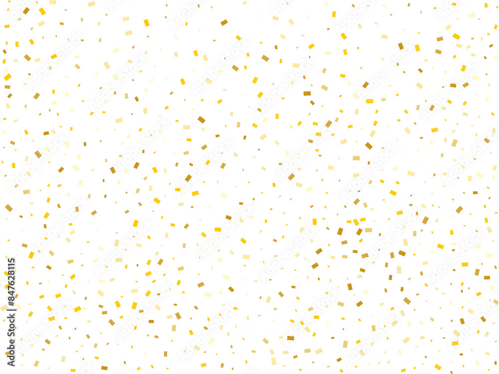 Gender Neutral Golden Rectangular Confetti Gender Neutral Golden Rectangular Confetti