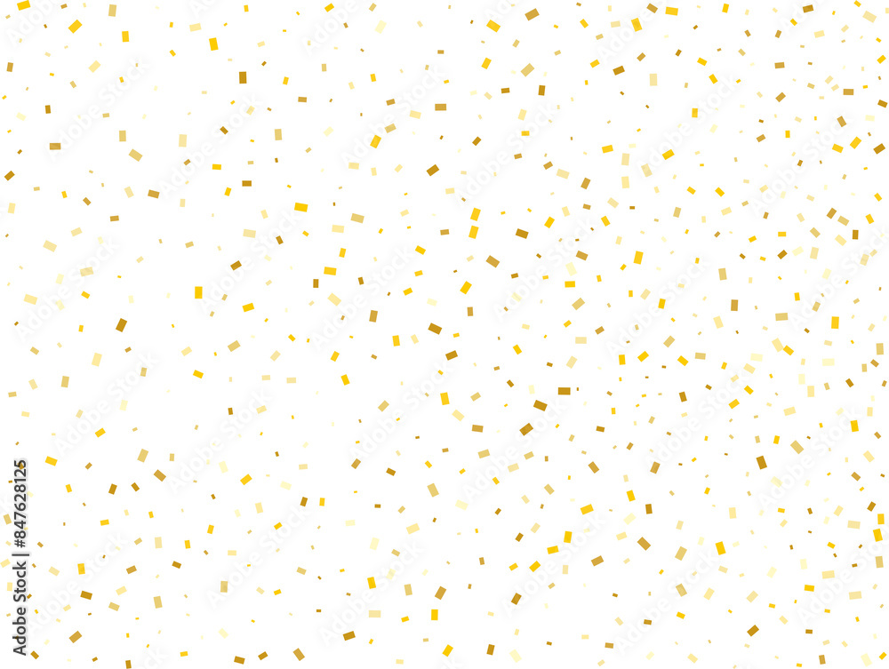 Gender Neutral Golden Rectangular Confetti Gender Neutral Golden Rectangular Confetti