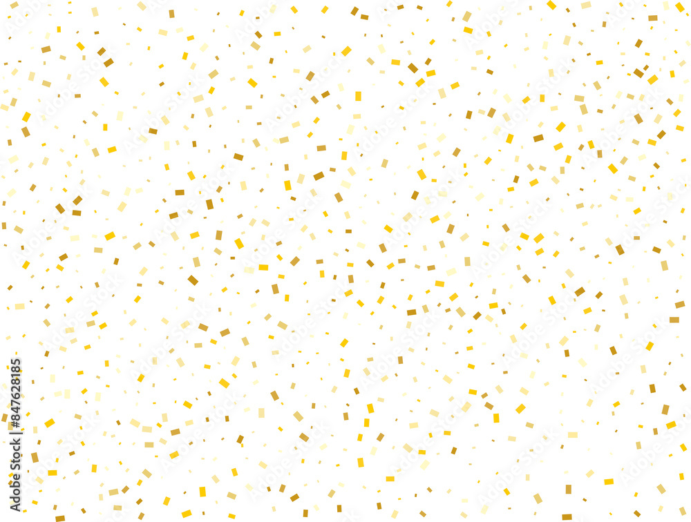 Gender Neutral Golden Rectangular Confetti Gender Neutral Golden Rectangular Confetti