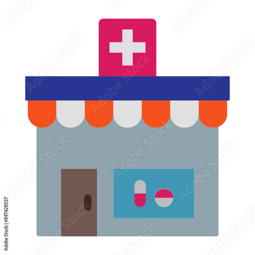 Pharmacy  Flat icon