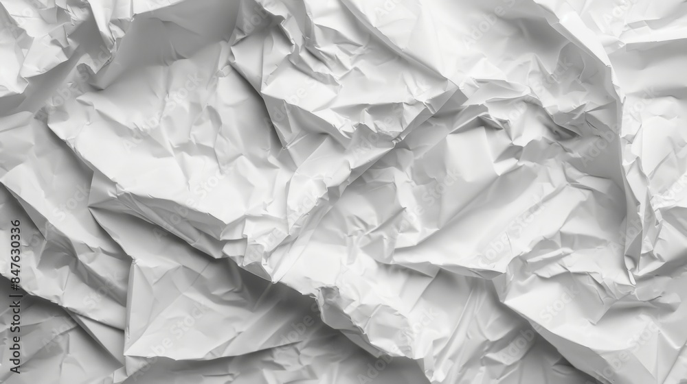 Fototapeta premium Crumpled paper background illustration generared by ai