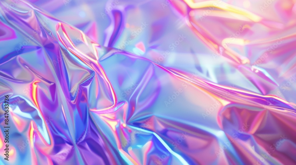 Holographic gradient background illustration generated by ai Holographic gradient background illustration generated by ai