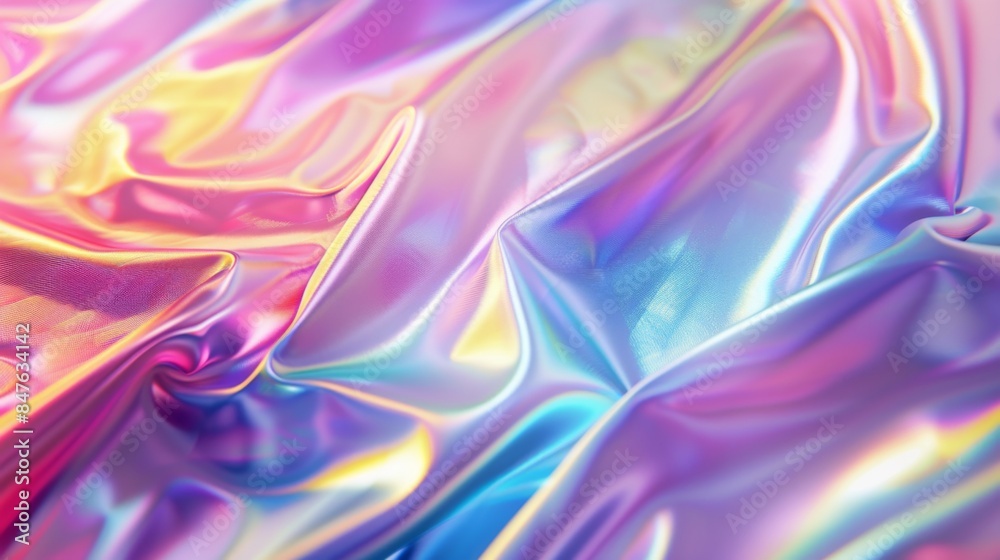 Holographic gradient background illustration generated by ai Holographic gradient background illustration generated by ai