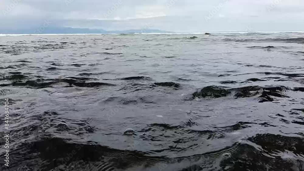 Waves in the ocean as background. slow motion shot. Waves in the ocean as background. slow motion shot.
