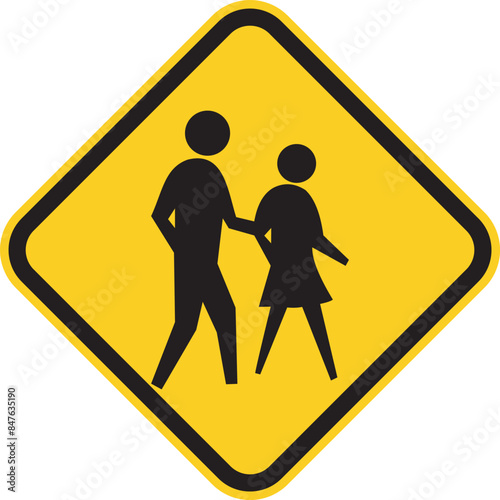 signs where people walk