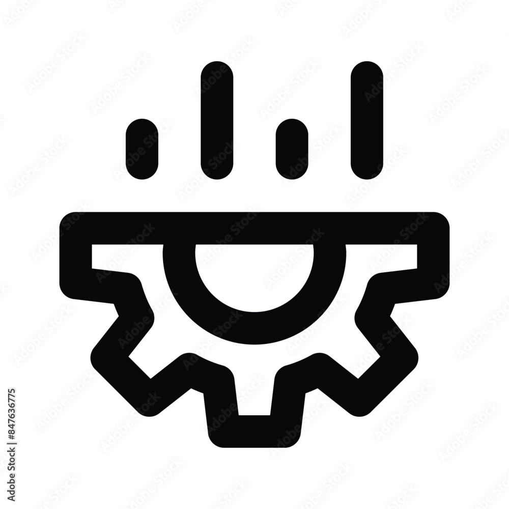 Well designed creative icon of productivity, efficiency vector design Well designed creative icon of productivity, efficiency vector design