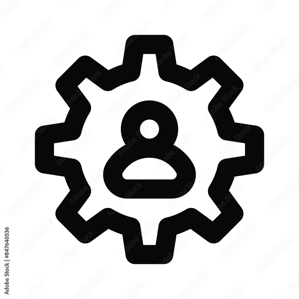 User management icon design, isolated on white background User management icon design, isolated on white background