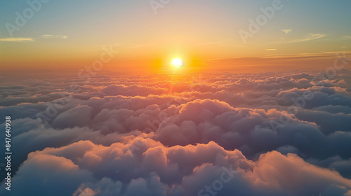 sunrise over the clouds, sunset over the clouds