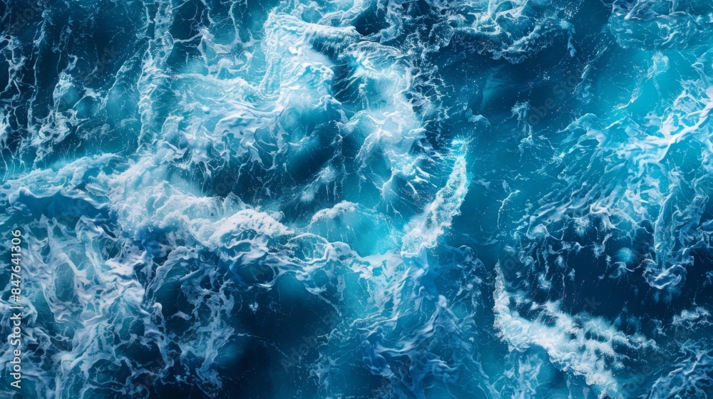 Fototapeta premium Sea ocean nature background illustration generated by ai