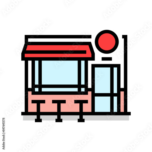 tapas bar street food cafe color icon vector. tapas bar street food cafe sign. isolated symbol illustration