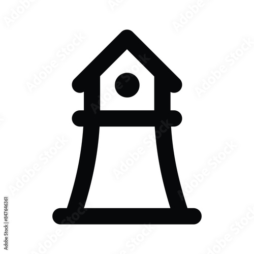 Well designed icon of lighthouse up for premium use © Creative studio 